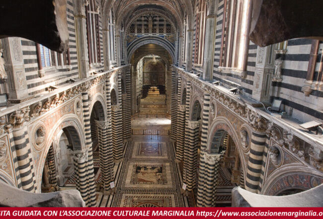 SIENA, LE PORTE DEL CIELO, visita ai pavimenti del Duomo e tutto il complesso monumentale.